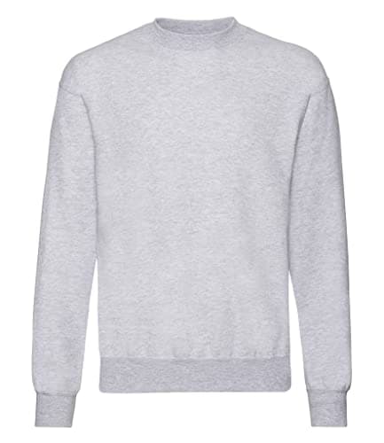 Image of Fruit of the Loom 61-038-0 Long-Sleeved T-Shirt - Grey - Small