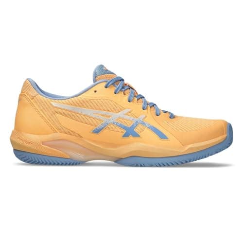 Image of ASICS Womens Solution Swift Ff 2 Padel Sneaker, Orange Glow Cream, 5 UK