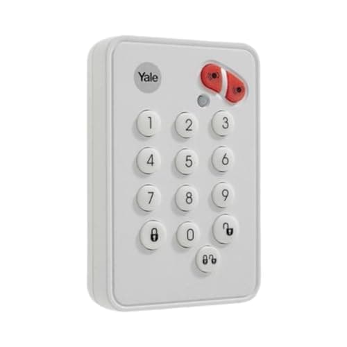 Image of Yale EF-KP Easy Fit Alarm Remote Keypad, White, Accessory for SR & EF Alarms