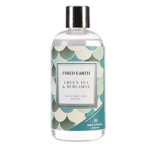Image of Wax Lyrical Fired Earth Green Tea & Bergamot Reed Diffuser Refill - 200ml | Refreshing Fragrance with Bergamot, Green Tea & Musk | Made in England