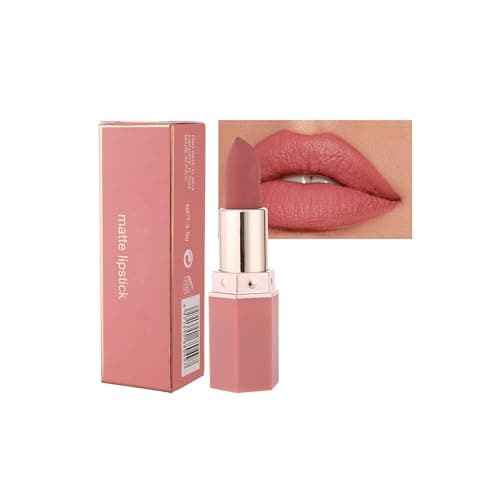 Image of Lipstick, Women's Long - term Lipstick, Matte Long - lasting Lipsticks, Smooth and Non - stick Cup, Waterproof Natural Nude Color, Moisturizing (#1, 3.5g)