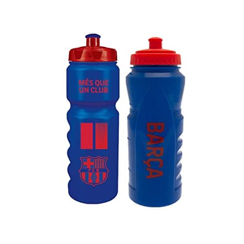 Image of Hy-Pro Officially Licensed FC Barcelona Plastic Bottle – 750ml, Water Bottle, 0.75L, Reuseable, Retractable Nozzle, Lightweight, Sports Bottle, BPA Free, Great Barca Gift Idea