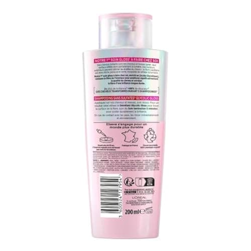 Image of L’Oréal Paris - Routine facial care and hair care - Glycolic acid - Shampoo + Care lamination + Smoothing peeling & peeling - Elseve Glycolic Gloss - Revitalift