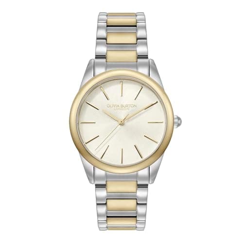 Image of Olivia Burton Three Hand Quartz Movement Watch for Women Intensity Collection with Two-Tone Stainless Steel Bracelet - 24000239