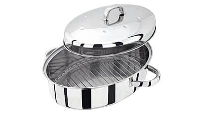 Image of Judge 32 cm Stainless Steel High Oval Roaster 32cm Hig Oval Roaster. As shown
