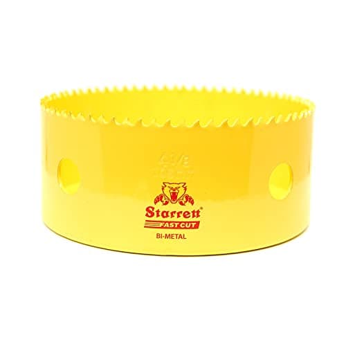 Image of Starrett HSS Bi-Metal Fast Cut Hole Saw - 105mm - For Metal, Wood, Plastics