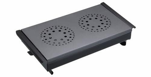 Image of MasterClass Professional Food Warmer and Plate Warmer with 2 Tealights, Black/Grey
