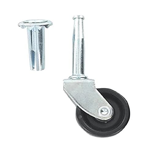 Image of Merriway BH05120 (2 Pcs) Castor Single Wheel Socket Fix 40mm - Pack of 2 Pieces