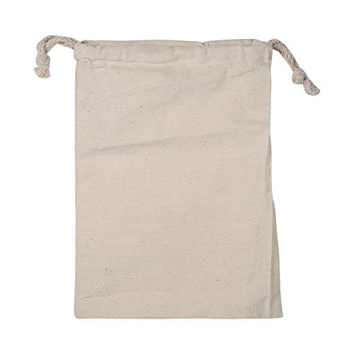 Image of Cotton Laundry Bag, Heavy Duty Large Laundry Bag Canvas Laundry Bags with Drawstring 4 Sizes Large Capacity for Laundry, Storage Save Space Make Your House Keep Neat(30 * 40cm)