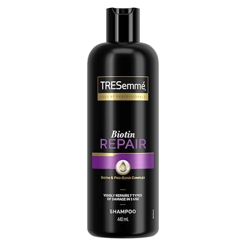 Image of TRESemme Biotin Repair visibly repairs 7 types of damage Shampoo for dry, damaged hair 6 x 440 ml