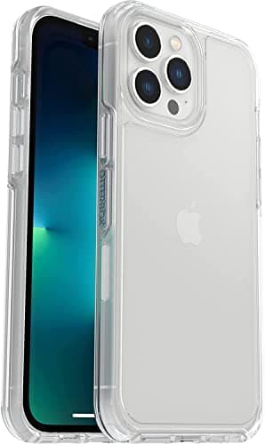 Image of OtterBox iPhone 13 Pro Max & iPhone 12 Pro Max Symmetry Series Case - Clear, Ultra-Sleek, Wireless Charging Compatible, Raised Edges Protect Camera & Screen