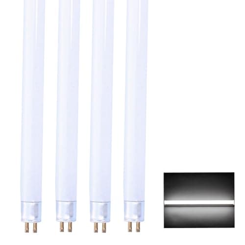 Image of Fluorescent Tube T4 235mm(excluding pins) 6W 4 Pack, T4 Cool White 3500K, G5 Base Low Energy Consumption Tube Light, Emergency Energy Saving Light for Kitchen, Bathroom, Cabinet, Garage