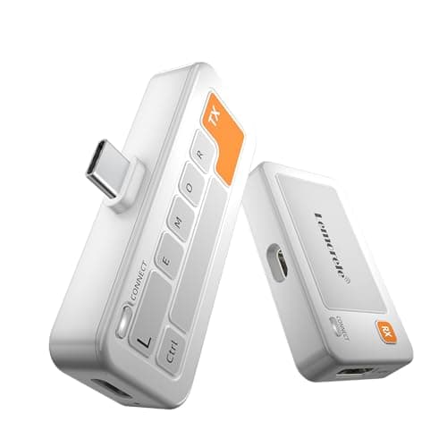 Image of Lemorele Wireless USB C Transmitter and Receiver,164FT/50M,5G HDMI Wireless Transmission for Streaming Video Audio from USB-C iPhone/Tablet/Laptop/PC to Monitor/Projector/TV Box (White)