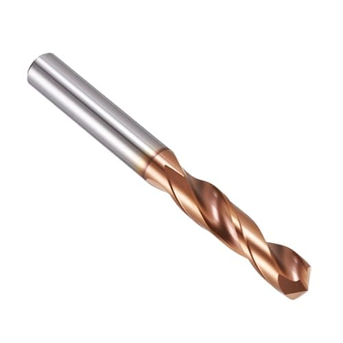 Image of PATIKIL 5.2mm Drill Bit, Carbide Twist Jobber Bits Straight Shank 130° for Drilling Hard Metal Alloy Steel Stainless Steel Titanium Alloys - 1 Pack