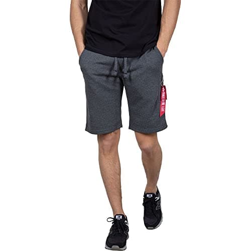 Image of ALPHA INDUSTRIES X-fit Cargo Versatile Shorts for Men, Charcoal Heather, XS