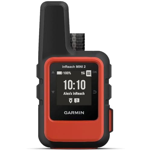 Image of Garmin inReach Mini 2, Lightweight and Compact Satellite Communicator, Hiking Handheld, Orange - 010-02602-00