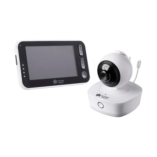 Image of Tommee Tippee Dreamee Video and Sound Baby Monitor with Camera, Night Vision, 4.3-Inch Display, Two-Way Audio, CrySensor, 300m Range