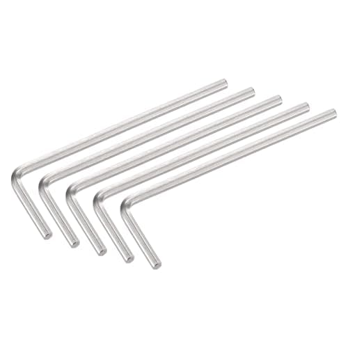 Image of TOP-VIGOR 5Pcs 5/64 Inch Hex Key Wrench, Metric CR-V L Shaped Allen Key Imperial Hexagon Head Spanner Tool for Repairing, Installation