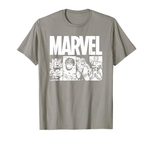 Image of Marvel Comics Action Tiles T-Shirt