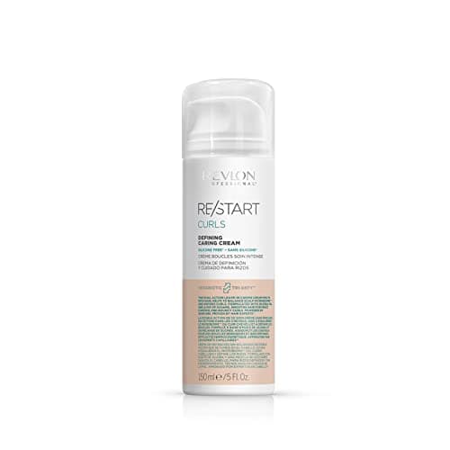Image of REVLON PROFESSIONAL Professional RE/START Curls Defining Caring Curl Cream & Leave in Conditioner (150ml) Frizz Control Heat Protection, Silicone Free, Unisex, White