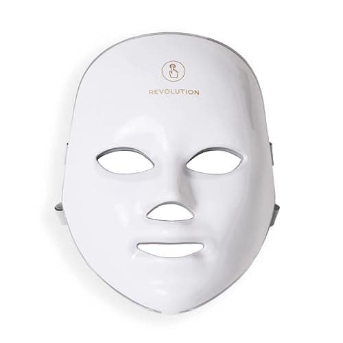 Image of Revolution Pro Miracle LED Face Mask, Red & Blue Skincare Light Therapy, 90 Bulbs, Anti-Ageing & Improves Skin Texture, For Radiant Glowing Skin