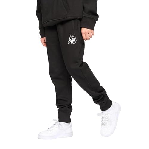 Image of Kings Will Dream Boys Crosby Jogging Bottoms (11-12 Years) (Black)