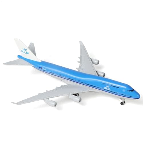 Image of QIYUMOKE 1/400 KLM 747 Airplane Model (6 inches) for Boeing 747 Model Airplane Kit with Preassembled Airplane Landing Gear and Display Stand, Suitable as a Gift for Adults or as a Collection