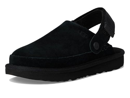 Image of UGG Goldenstar Unisex Children's Clogs, Black, 5 Big Kid