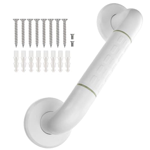 Image of Bathroom Grab Bar Anti Slip Grab Rails Shower Safety Handle Grab Bar Handles Bath Support Rail Towel Rails for Bathtub Toilet Bathroom Kitchen Stairway Handrail