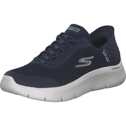 Image of Skechers Women's Go Walk Flex Hands Free Slip-ins-Grand Entry Sneaker, Blue, 7 UK