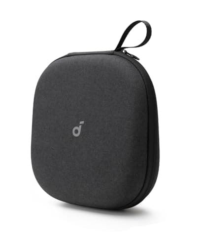 Image of soundcore by Anker, Headphones Case, Compatible with All soundcore Over-Ear Headphones, Anti-Scratch, Water and Dust Resistant, Impact-Resistant, Pocket for Cables, Detachable Tray, Sturdy Strap