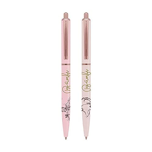 Image of Disney Bambi Set of 2 Ballpoint Pens (Bambi On Ice Design) - Official Merchandise