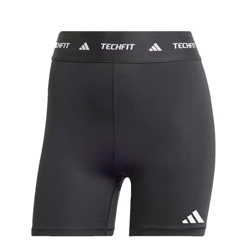 Image of adidas Women's Techfit Bike Short Leggings, Black, XS