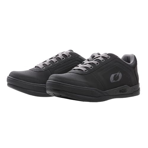 Image of O'NEAL | Mountain Bike Shoes | MTB Downhill Freeride | Vegan | SPD Pedal Plate Compatible, Upper: Durable and Lightweight PU, Breathable | Pinned SPD V.22 Shoe | Adult | Black Grey | 42