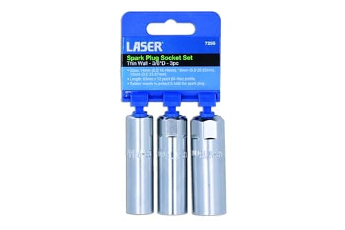 Image of Laser 7295 Thin Wall Spark Plug Socket Set 3/8"D 3pc