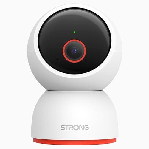 Image of Strong 4K 8MP Indoor Camera Security, 360° View Pan/Tilt, Motion Detection Monitor for Baby Dog, 2.4G/5G WiFi, Night Vision, Auto Tracking, 2-Way Audio, Cloud & 512GB SD Storage, APP Control, House