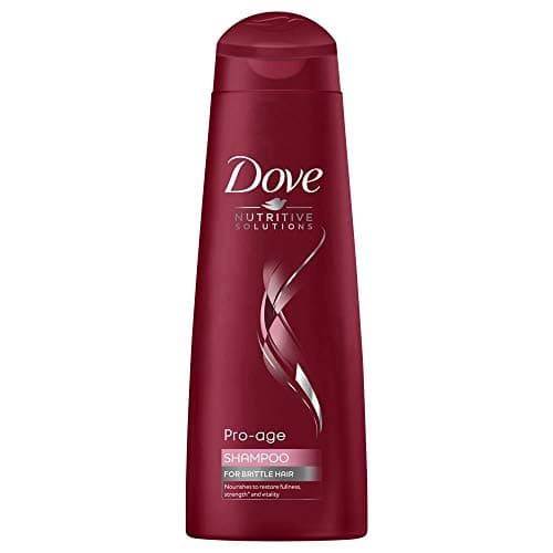 Image of Dove Pro Age, Cleansing And Vitalising Shampoo, Hair Care For Men And Women, Nourishes And Moistuiriserises Hair, Softens And Cleans All Hair Styles And Colours, Single Pack 250 ml), Multi