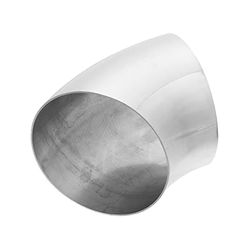 Image of X AUTOHAUX 1 Pcs OD 6 Inch 45 Degree Exhaust Elbow Pipe SS304 Stainless Steel