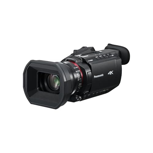 Image of Panasonic HC-X1600E 4K 60p Professional Camcorder with 25mm Wide-Angle Lens, 24x Optical Zoom, 5-Axis Hybrid OIS, Wi-Fi, USB PD, Black