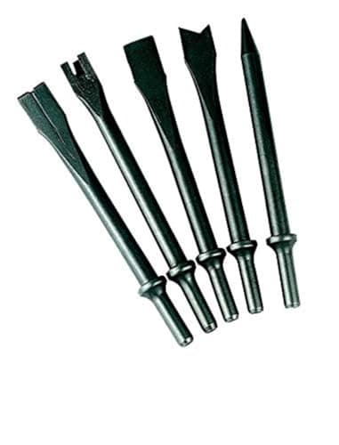 Image of Ingersoll Rand 116H-K5 Air Hammer Chisel Set - Durable Steel for Maximum Strength and Performance, Versatile 5-Piece Kit with Aluminium Design