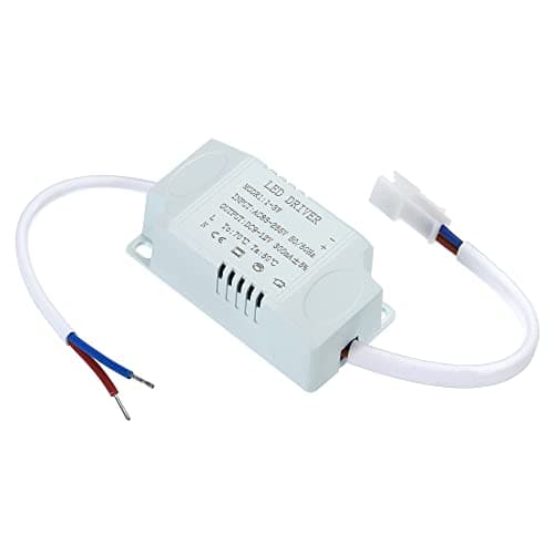 Image of PATIKIL 1-3W 300mA LED Driver, 3 Pack AC 85-265V Output 9-12V DC Male Connector Constant Current Rectifier Transformer External Power Supply