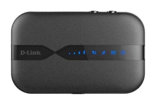 Image of D-Link DWR-932AZ 4G/3G LTE Unlocked Wireless N300 Mobile Broadband Router - Wi-Fi Portable Hotspot, Black
