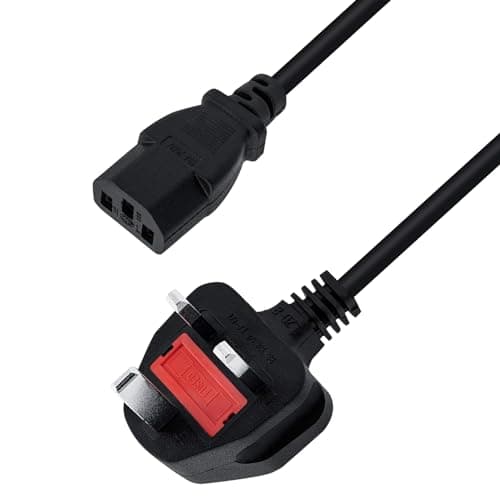 Image of Xzrucst UK 4FT AC Power Cord Cable Compatible with Gemini CDJ-600 CD/MP3/USB Player XGA-4000