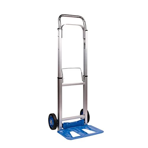 Image of Neo Heavy Duty Aluminium Folding Sack Trolley Hand Truck Barrow Transport Wheels Extendable Handle (100 kg))