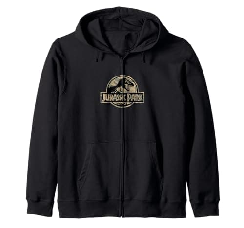 Image of Jurassic Park Circle Logo Camo Zip Hoodie