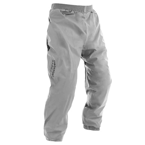 Image of Oxford Rainseal Pant Motorcycle Wet Weather Gear, Bright, 3XL Silver