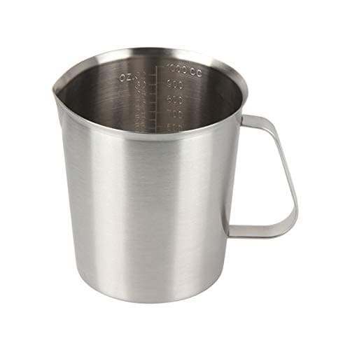 Image of Kitchnexus Stainless Steel Milk Pitcher Jug, Milk Measuring Cup - 1.5L