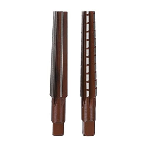 Image of MT1 Morse Taper Reamer Set, 2 Pieces, Alloy Tool Steel, Straight Flute, Rough and Fine, for Metal Bore Machining