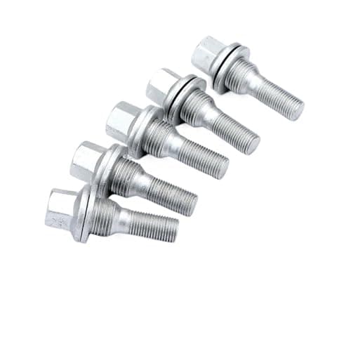 Image of Car Wheel Stud Compatible With Peugeot 206 208 301 307 308 3008 407 408 508 4008 5008 5 Pcs Car Wheel Hub Bolt Lug Nut Tire Screw Bolts 28/40/45mm M12x1.25(5pcs 45mm)