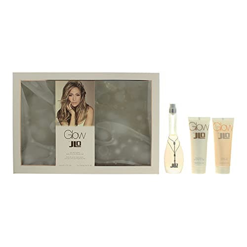 Image of Jennifer Lopez Glow Eau De Toilette 3 Piece Gift Set: Eau De Toilette 50ml - Body Lotion 75ml - Shower Gel 75ml